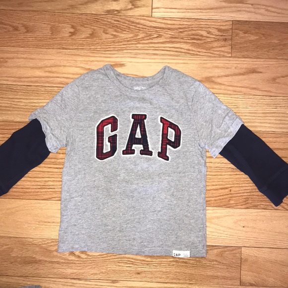 4 set baby gap boys long sleeve shirts - Picture 2 of 5